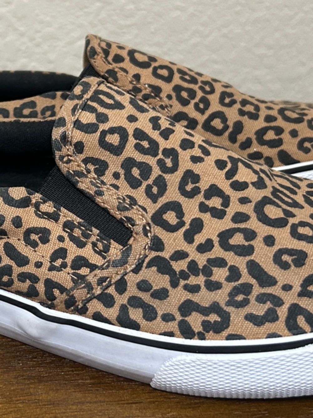 a new day Black Fabric Animal Print Slip on Shoe - Picture 2 of 8